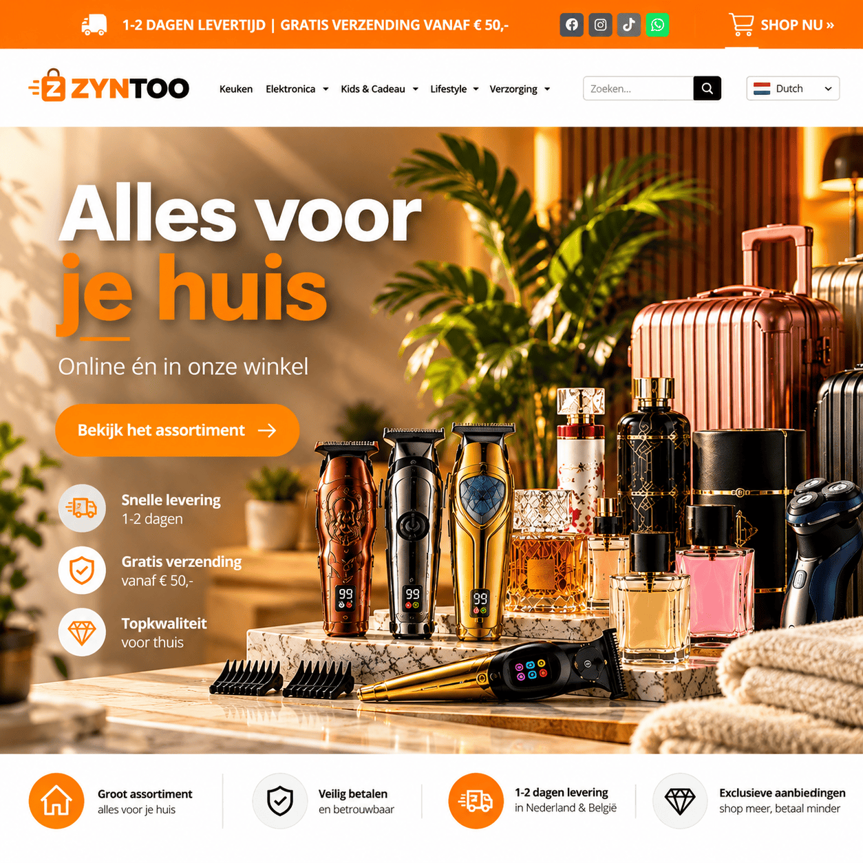 ZYNTOO website design
